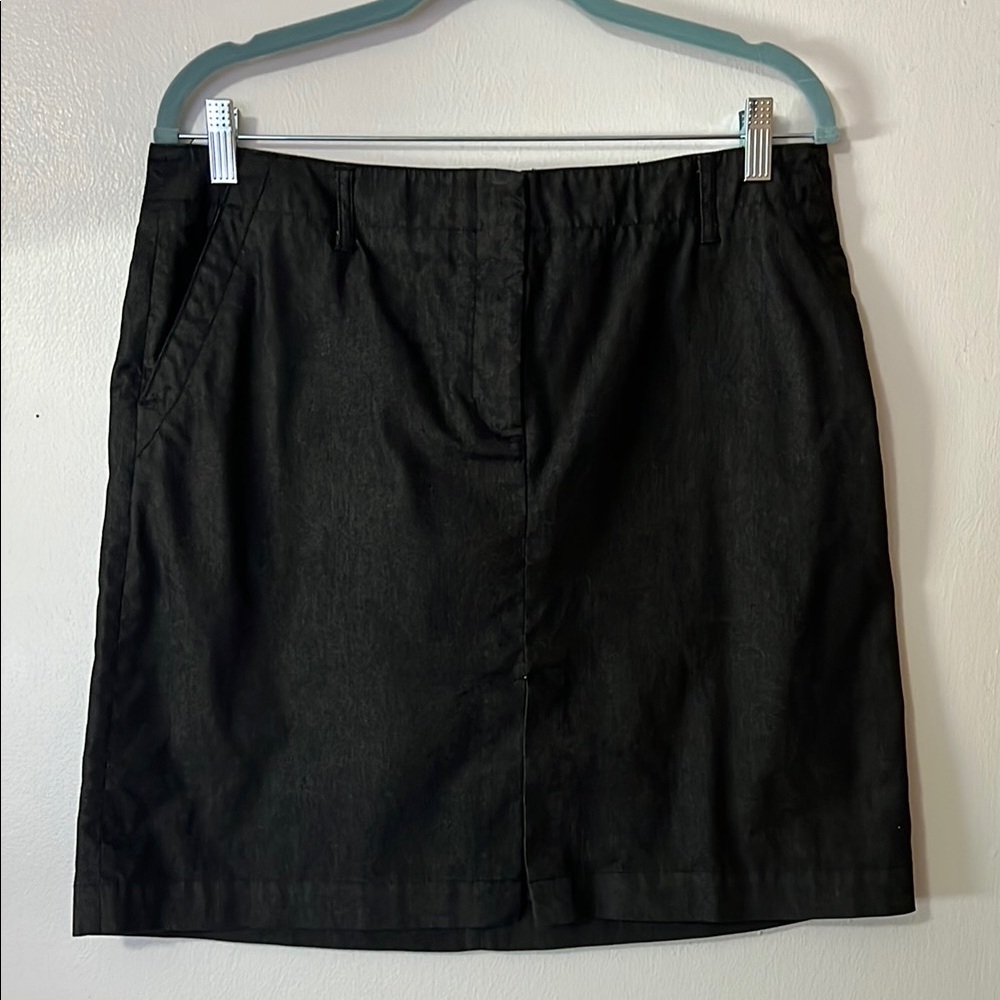 3/$15 Kenneth Cole Black Chambray Skirt- size 12